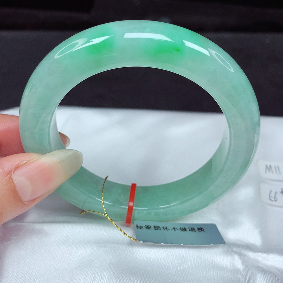 未镶嵌手镯翡翠56圈468