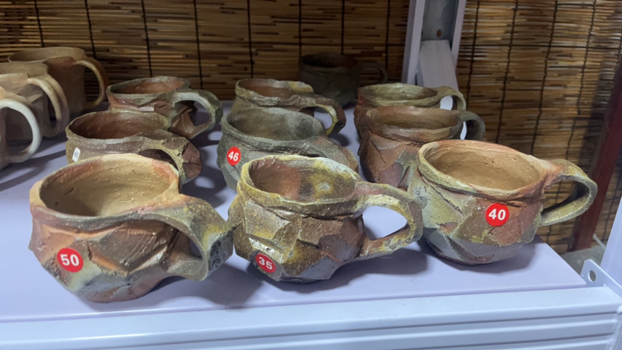 备前烧马克杯传统工艺师横山伸一柴烧马克杯单只报价咨询下单