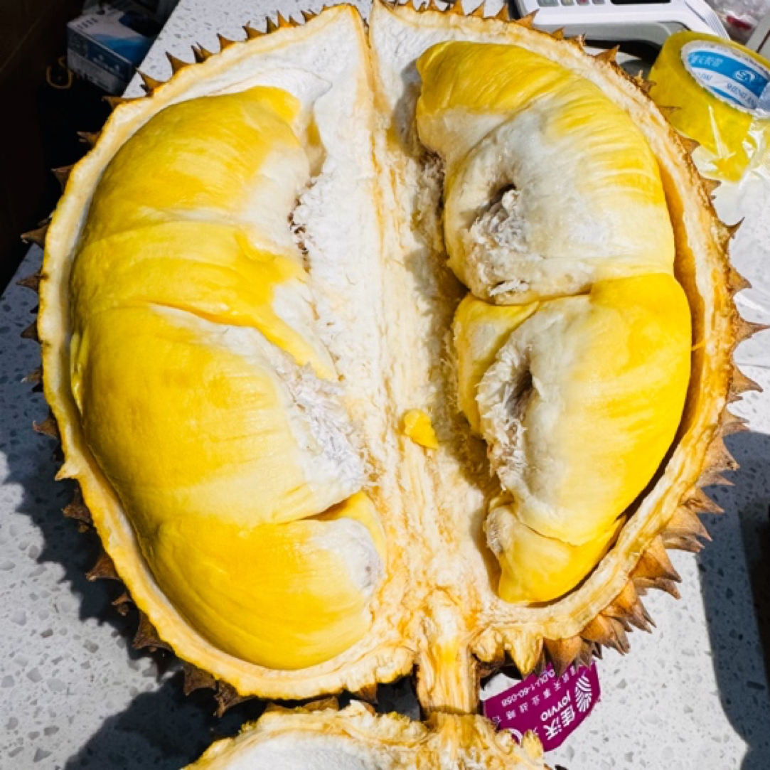 金枕鲜榴莲整果一个（一果一重量）核小，金枕泰国