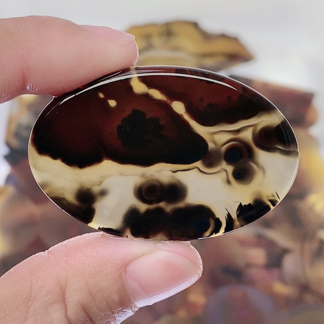 玛瑙/玉髓珠宝半成品未镶嵌