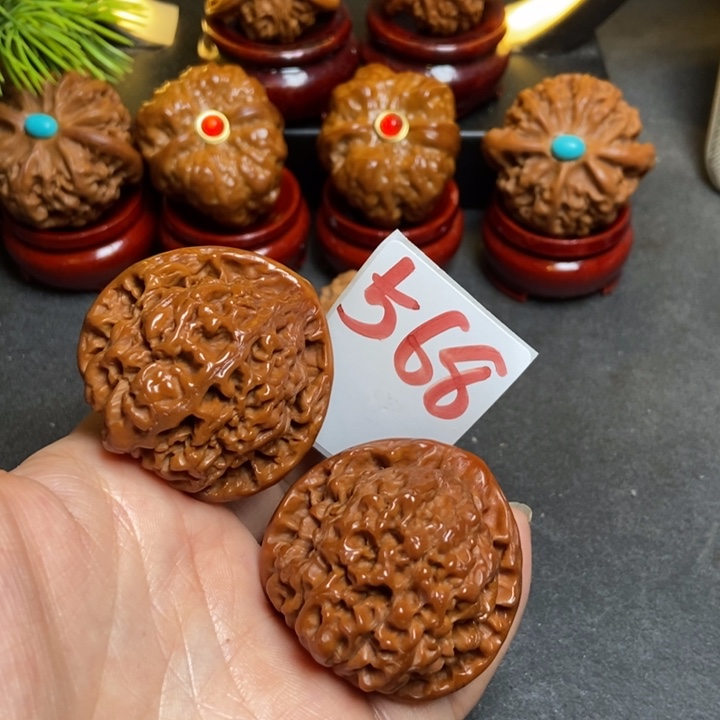 文玩核桃把件42官帽568