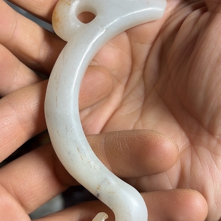 顺***水和田玉未镶嵌挂件