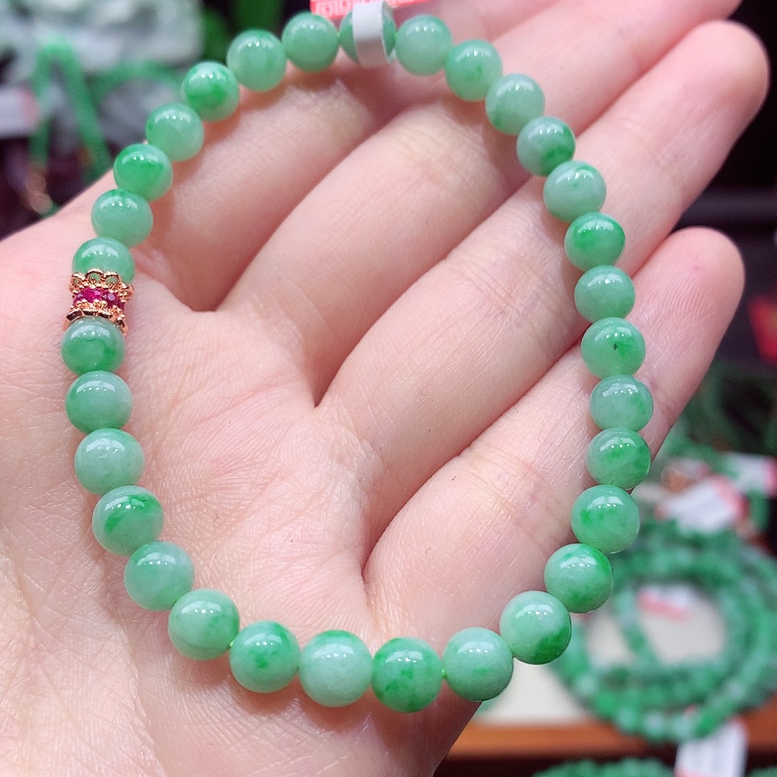 翡翠未镶嵌手链翡翠