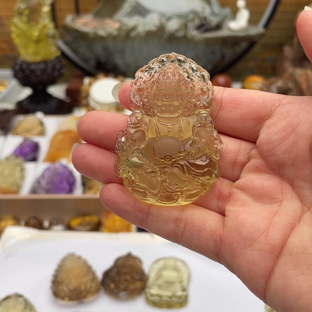 狐***姐水晶颈饰未镶嵌定制