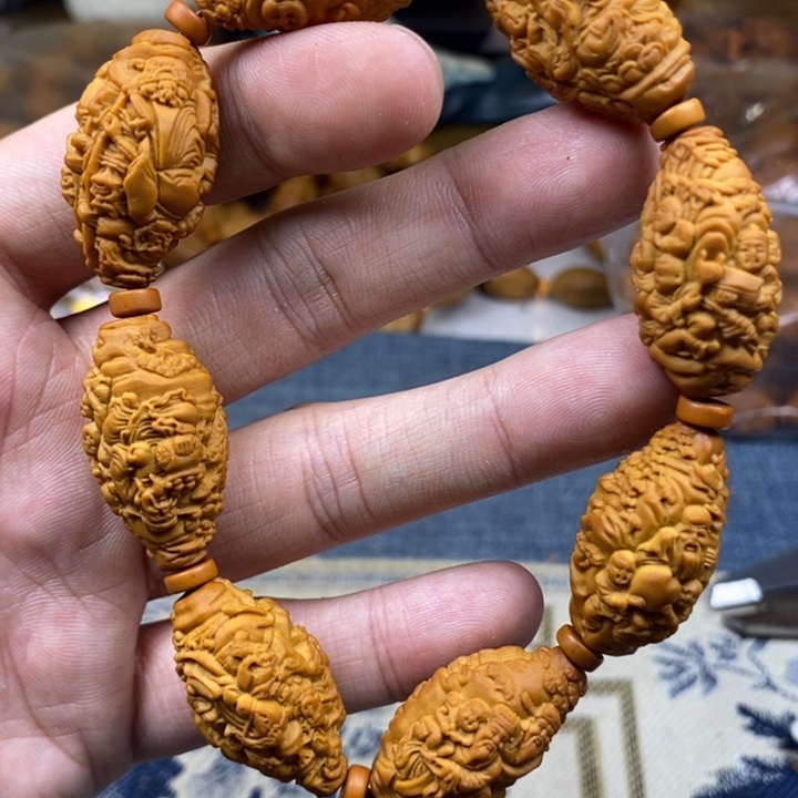 橄榄核手串/手链橄榄核雕工艺手串