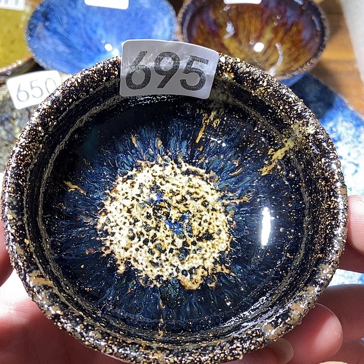茶盏龙窑柴烧柴烧落灰