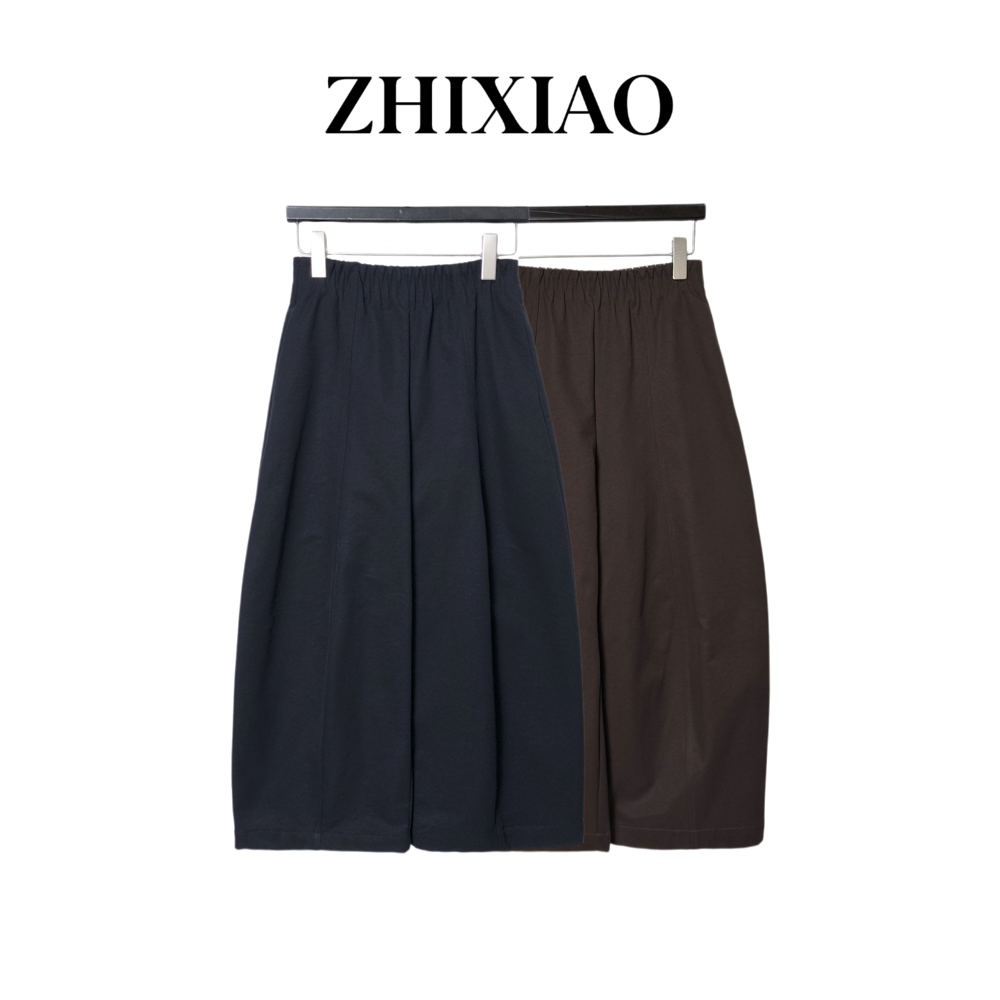 【ZHIXIAO】秋冬新款：松紧腰加绒长裤83219