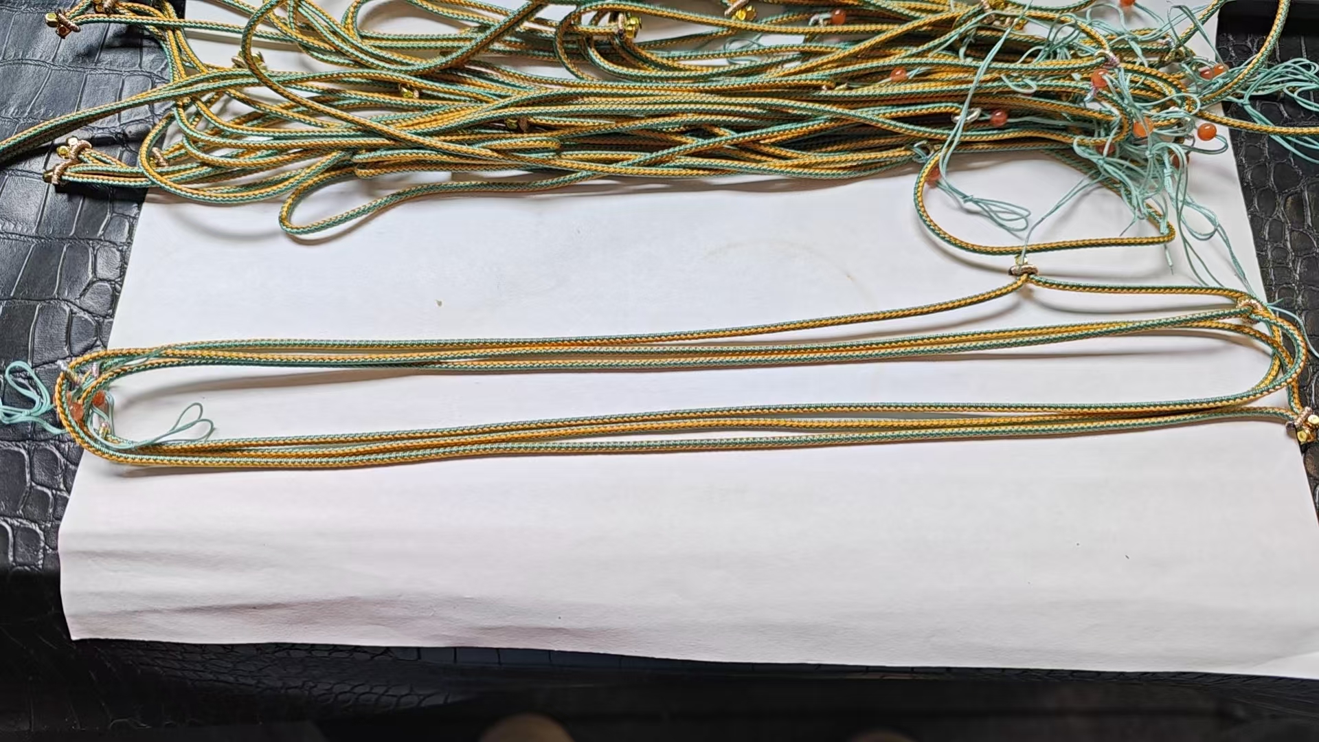 合金布艺项链 手工绳多样性发其一C-945