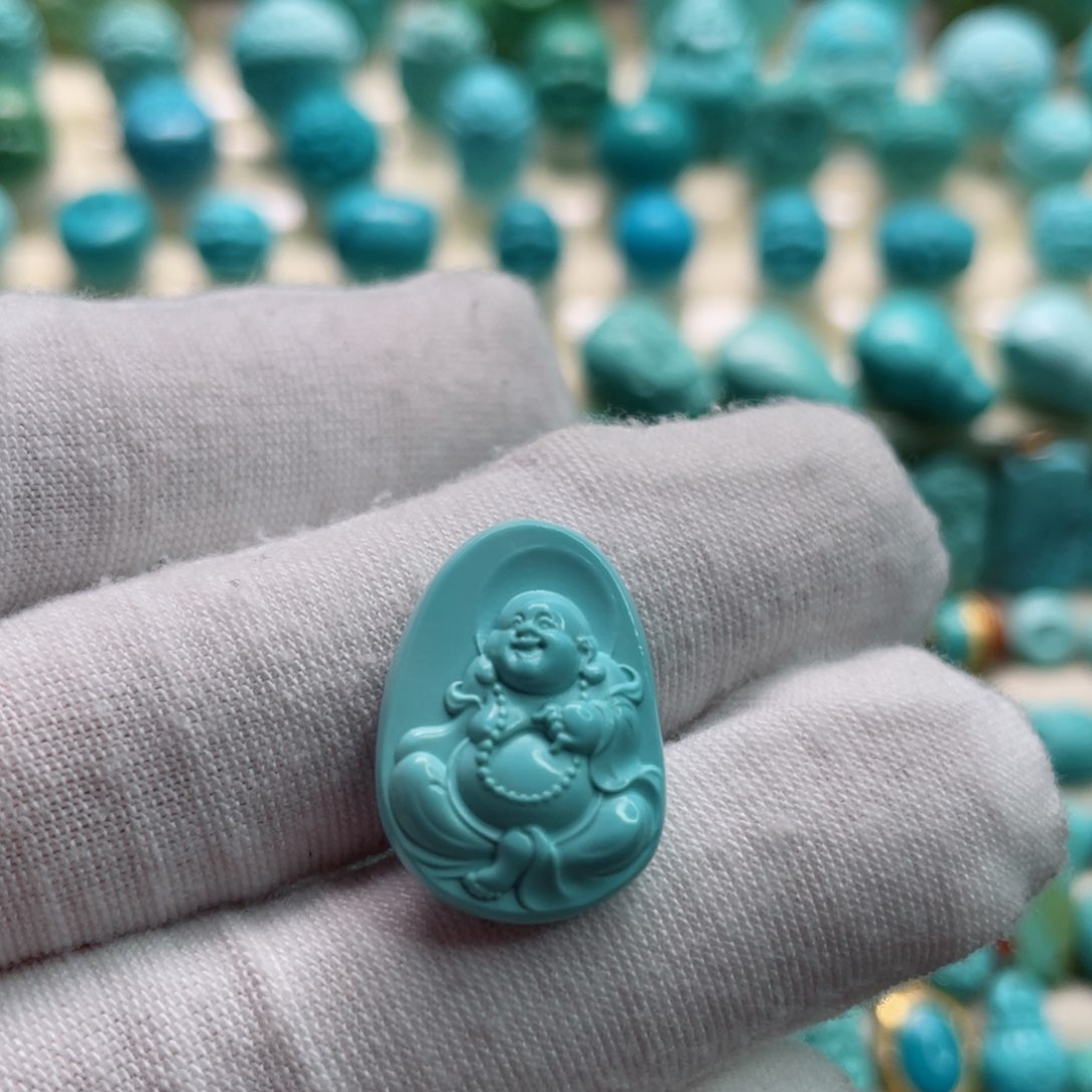 绿松石珠宝奇石未镶嵌