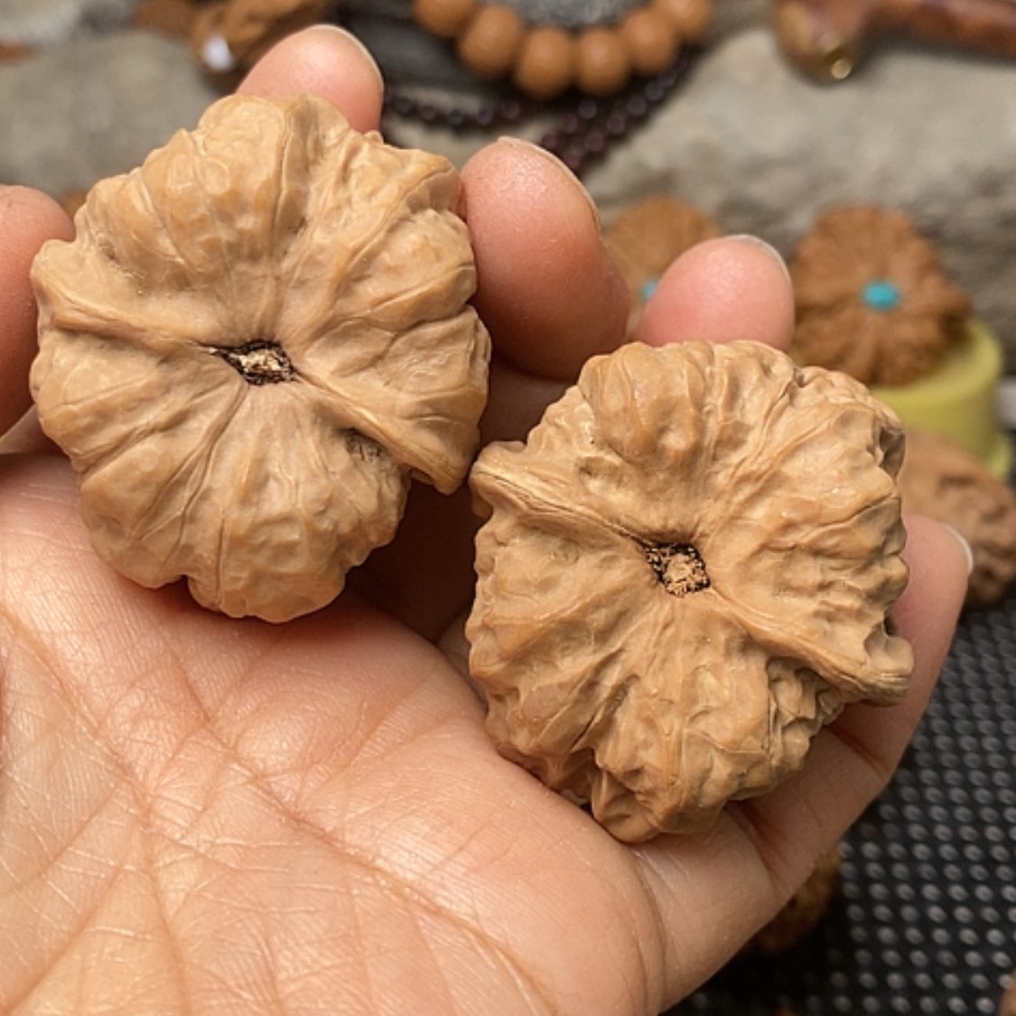 【闪购商品】文玩核桃把件蛤蟆头40