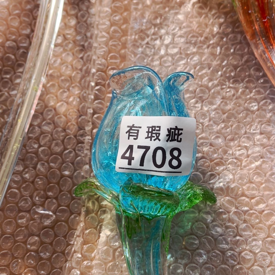 琉璃4708瑕疵 花瓶摆件