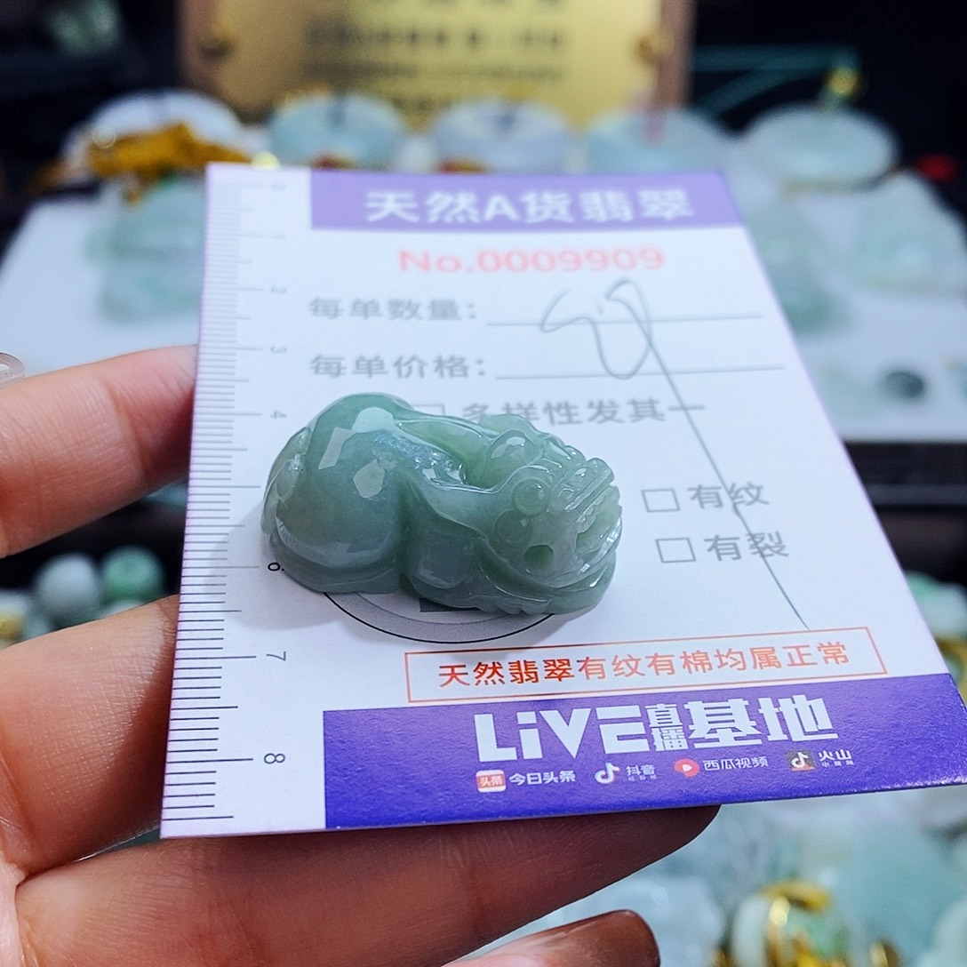 翡翠未镶嵌毛衣链9909