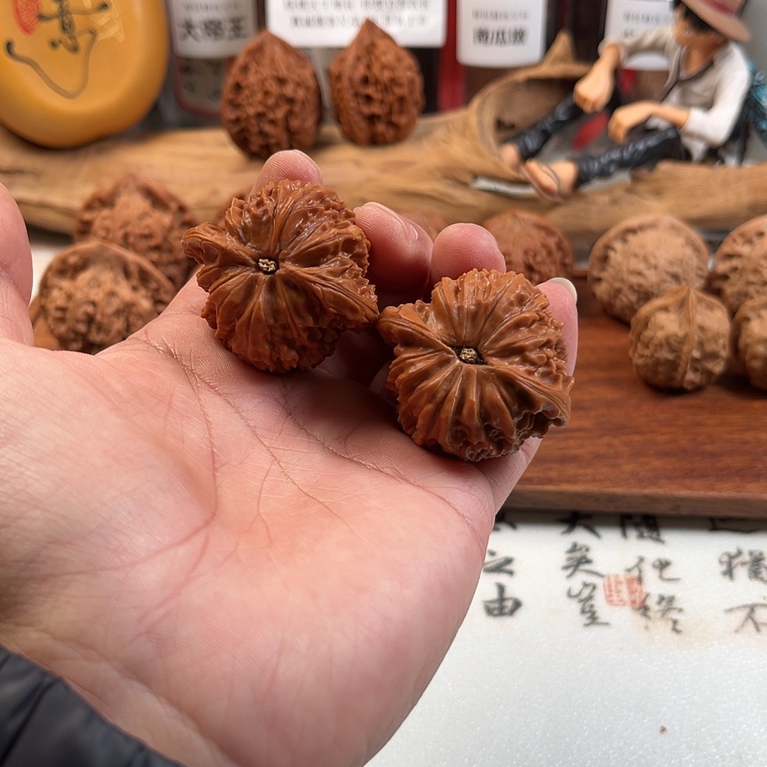 吊坠文玩核桃磨盘40全品