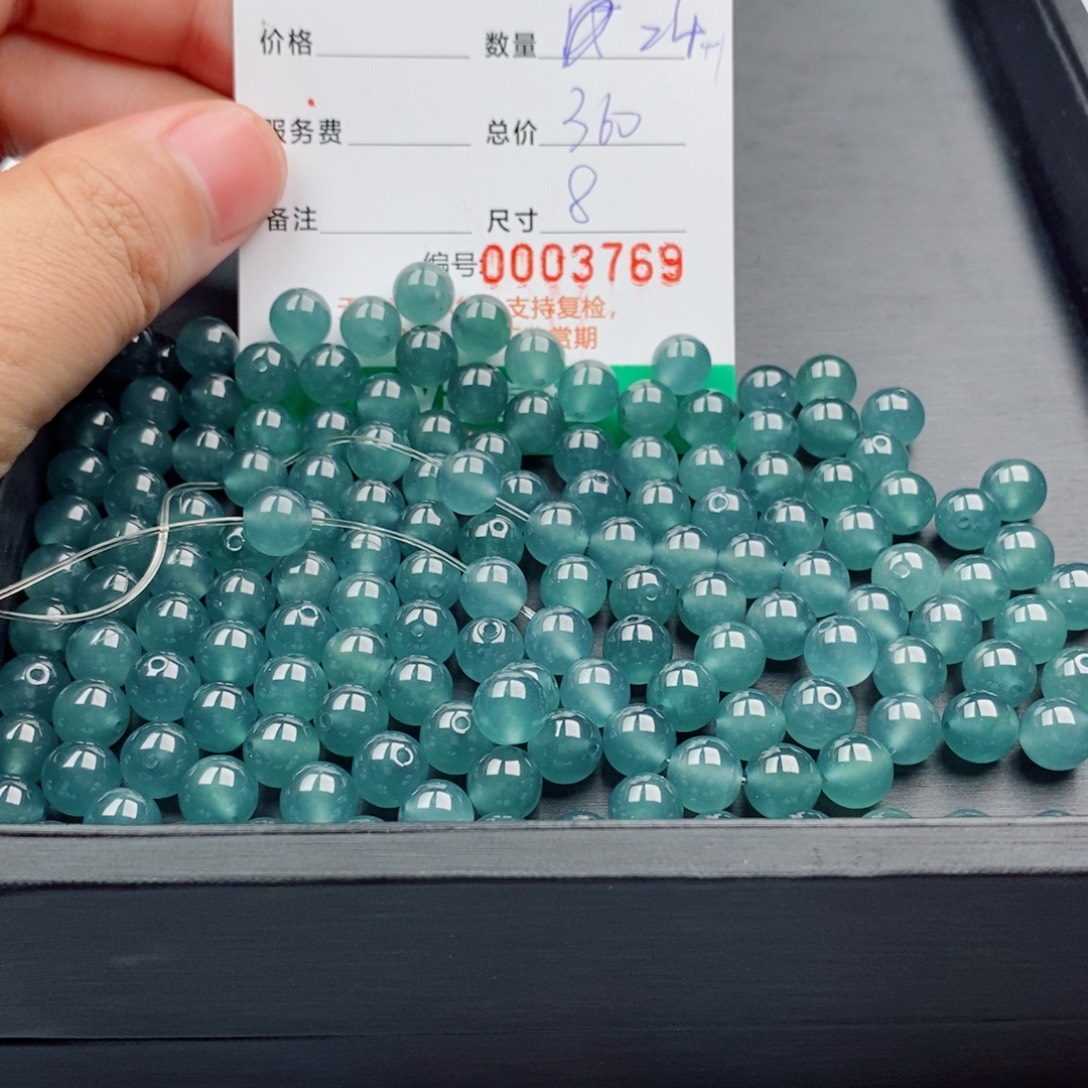 翡翠未镶嵌手链多样性发自选