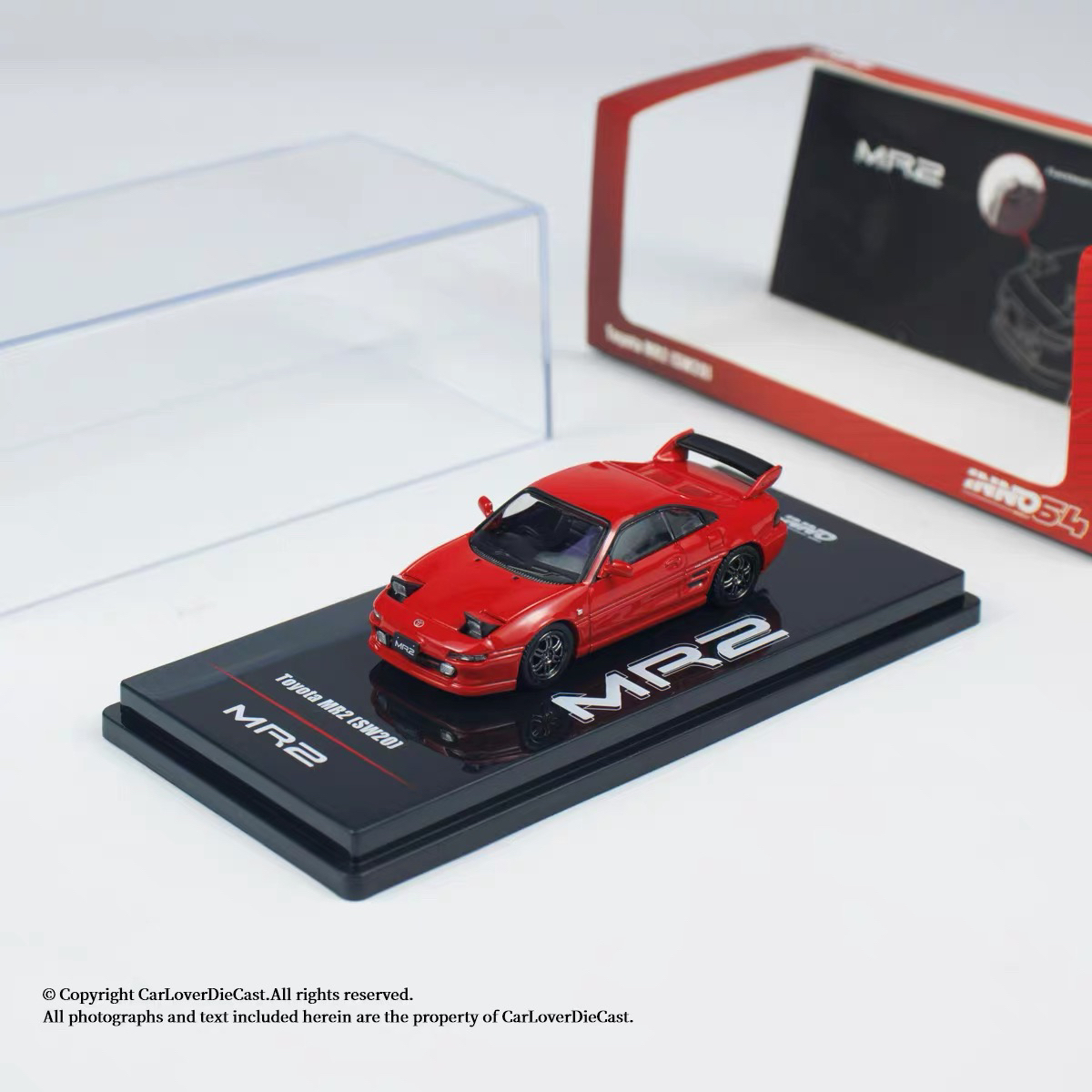 INNO 1:64 TOYOTA MR2 SW20 跳灯可动 合金汽车模型