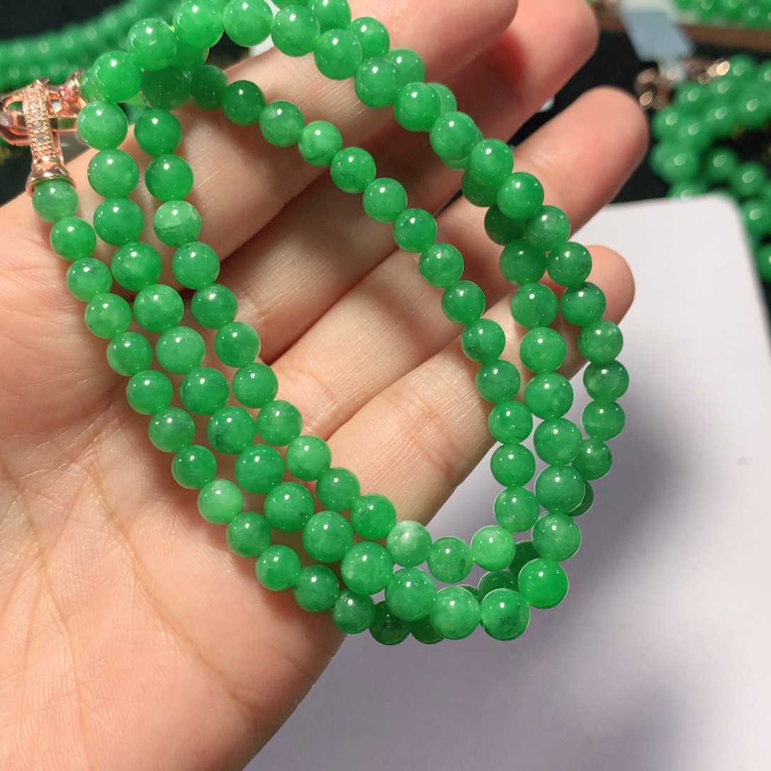 翡翠未镶嵌颈饰缅甸翡翠