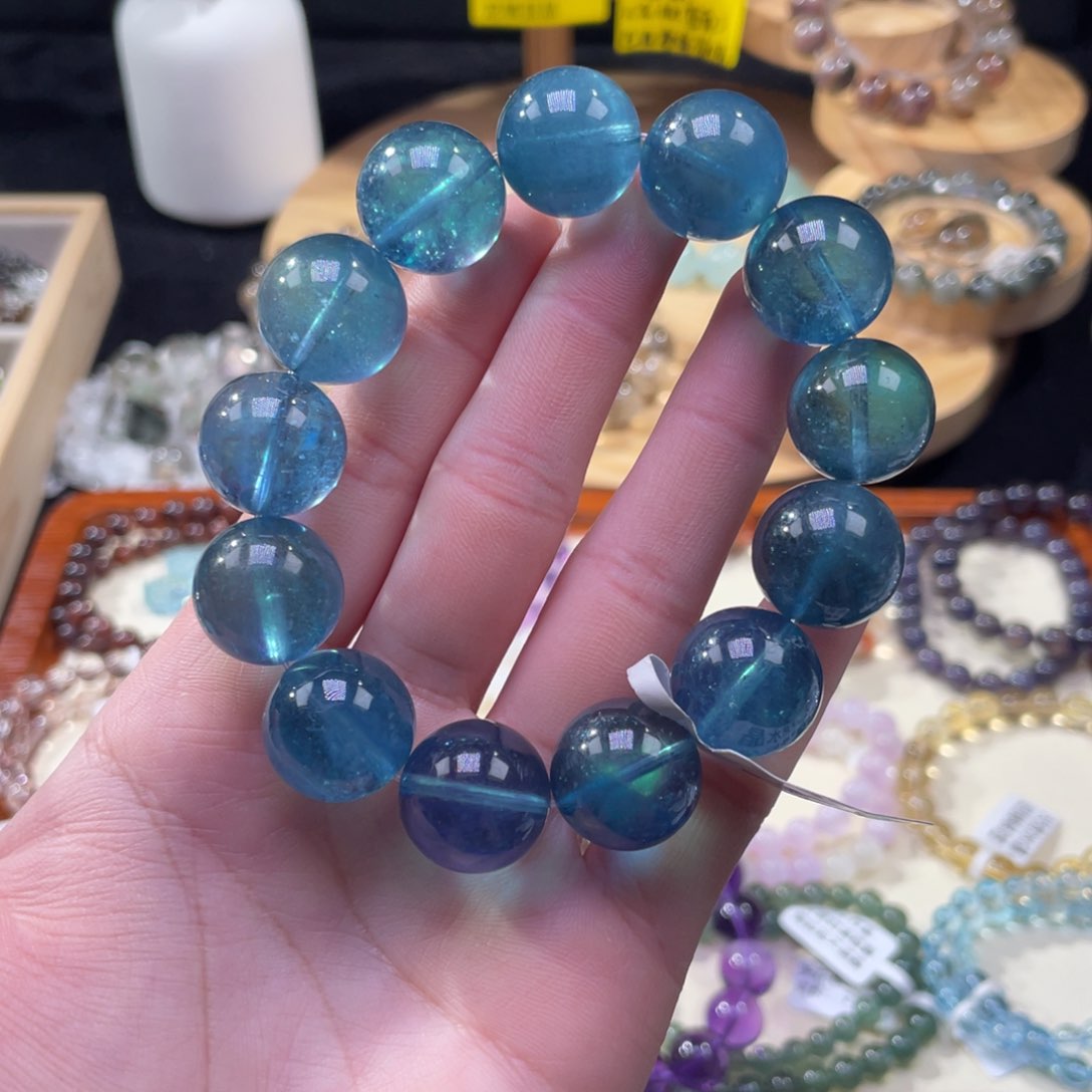 海蓝宝石手链未镶嵌茜*16+    1590