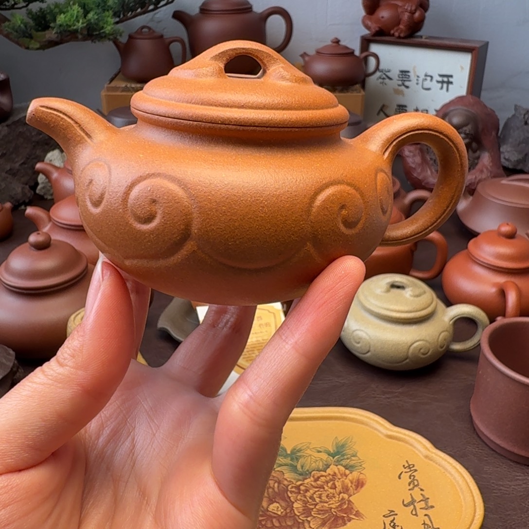 紫砂茶壶将坡泥   防古意  150微瑕