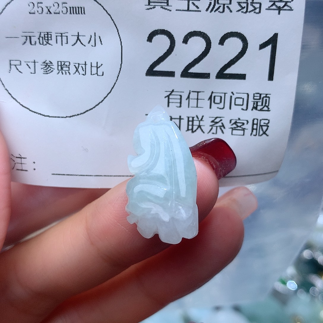 翡翠颈饰未镶嵌2221。