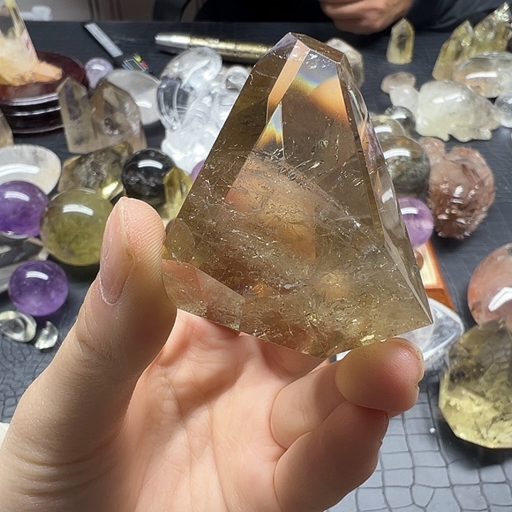 珠宝半成品水晶未镶嵌374水晶