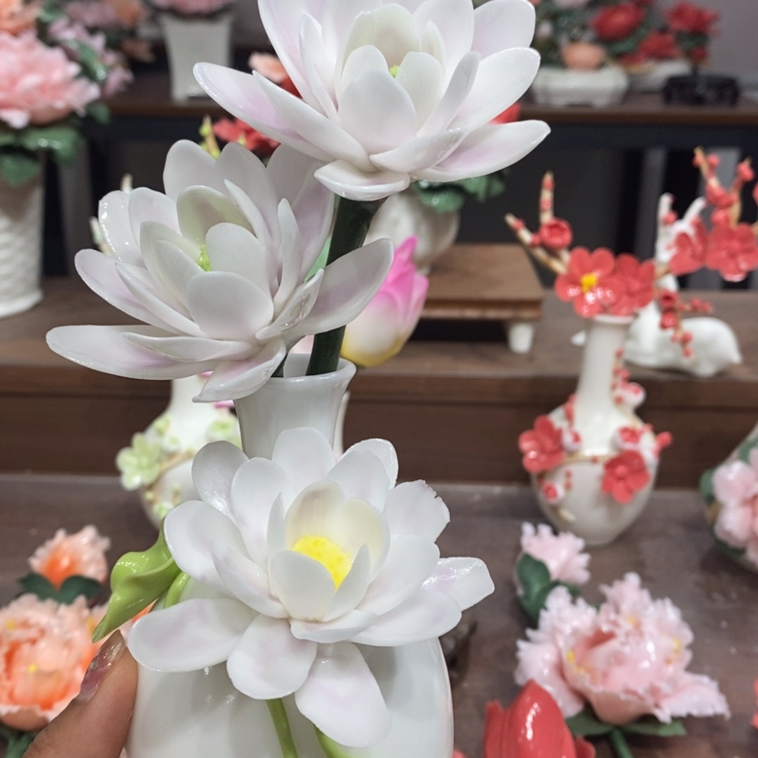 瓷片陶瓷工艺品摆件