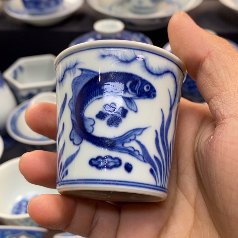 【闪购商品】景德镇青花主人杯