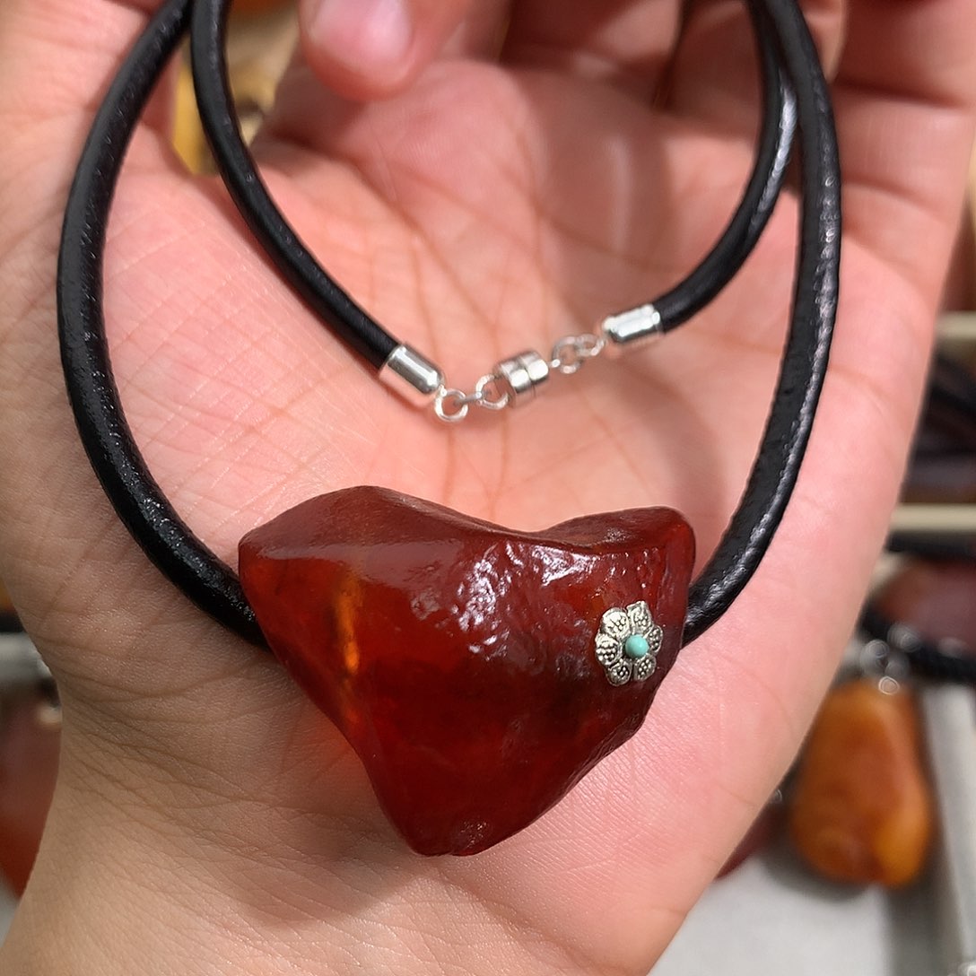 蜜蜡裸石未镶嵌你