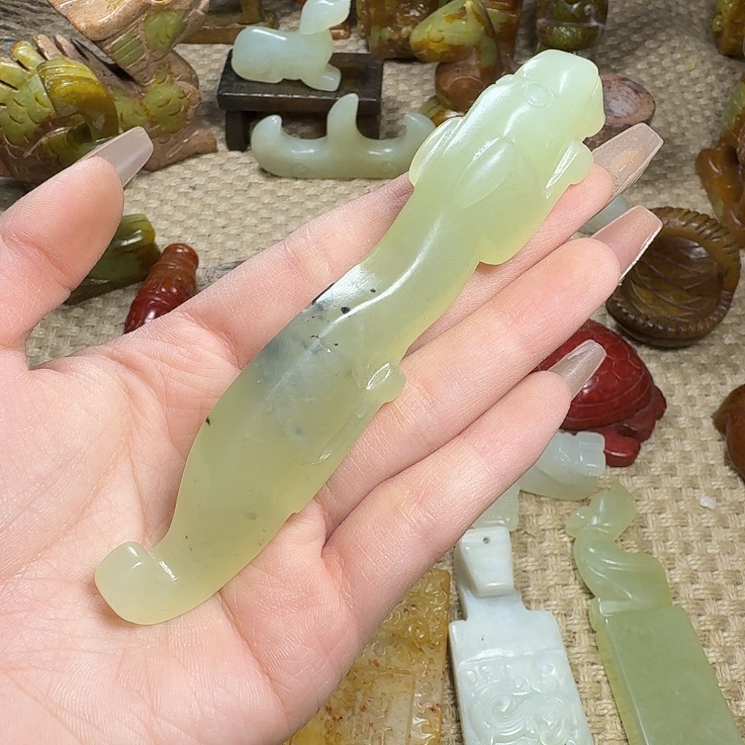 白玉菩提吊坠挂件