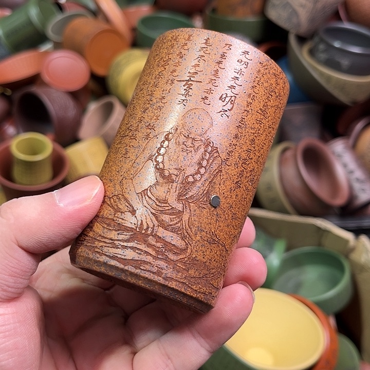 紫砂茶杯全手工紫砂主人杯