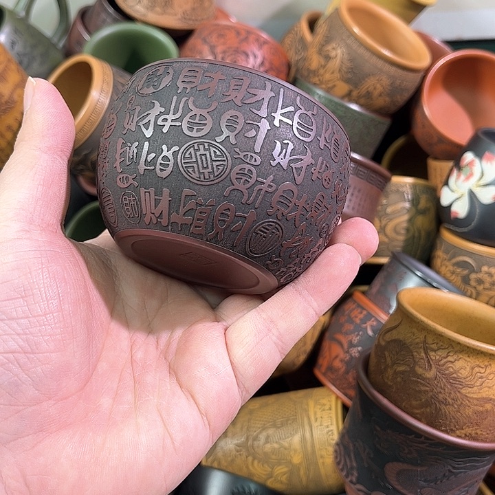 茶杯紫砂全手工紫砂主人杯