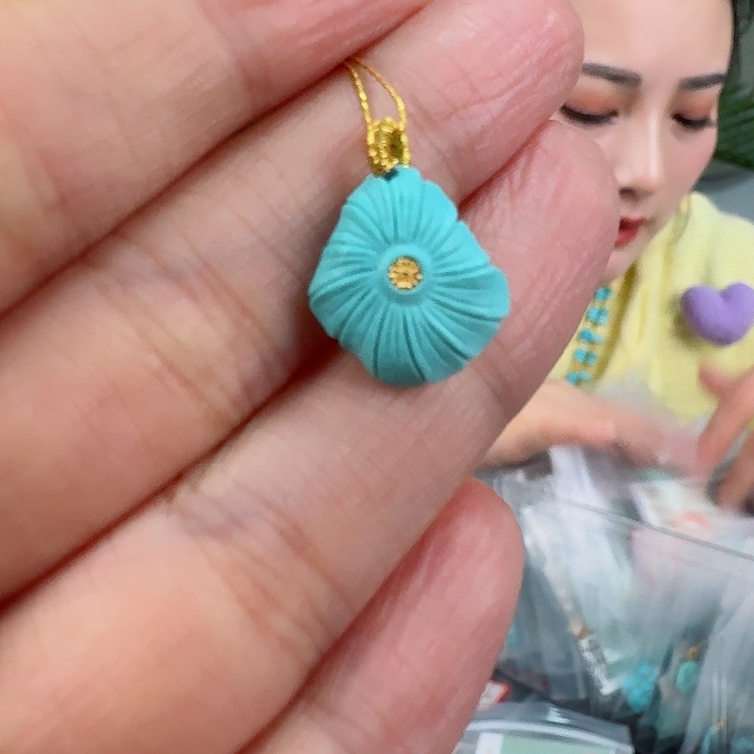 绿松石珠宝奇石未镶嵌