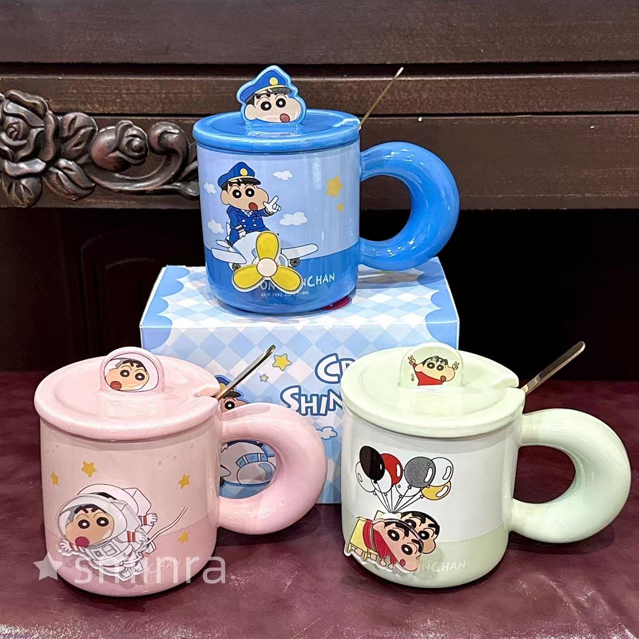 艾可思蜡笔小新陶瓷马克杯