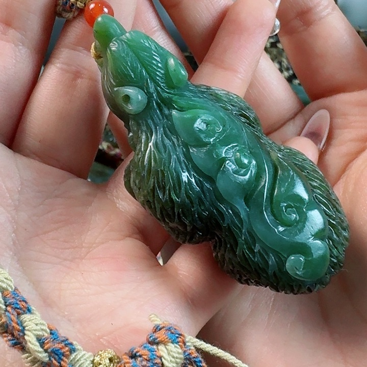 和田玉把件未镶嵌