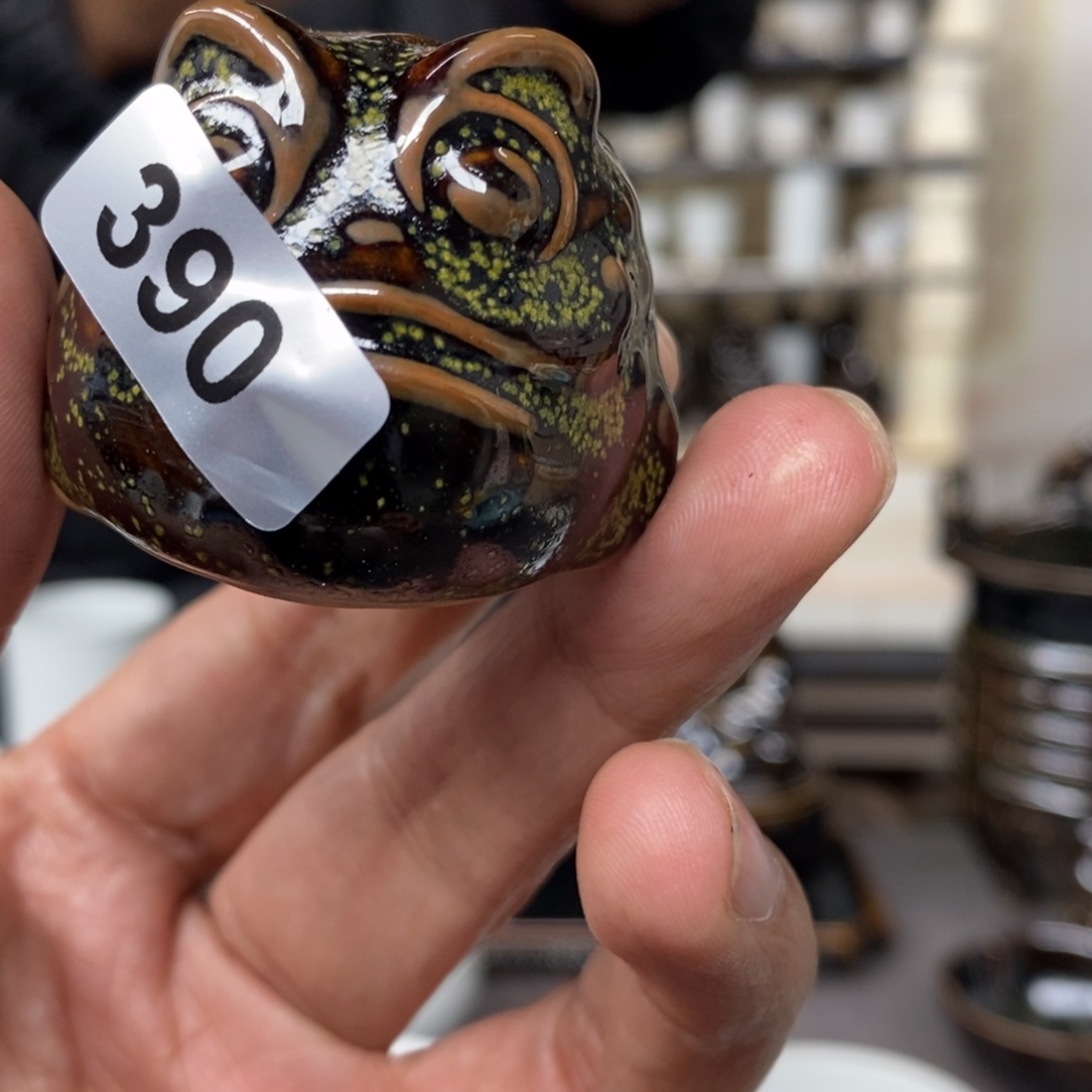 如***舟陶瓷杯子抱朴汝瓷仿古微瑕