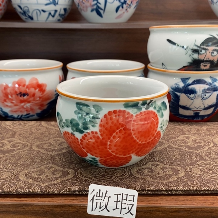 釉下老陶泥手工绘制