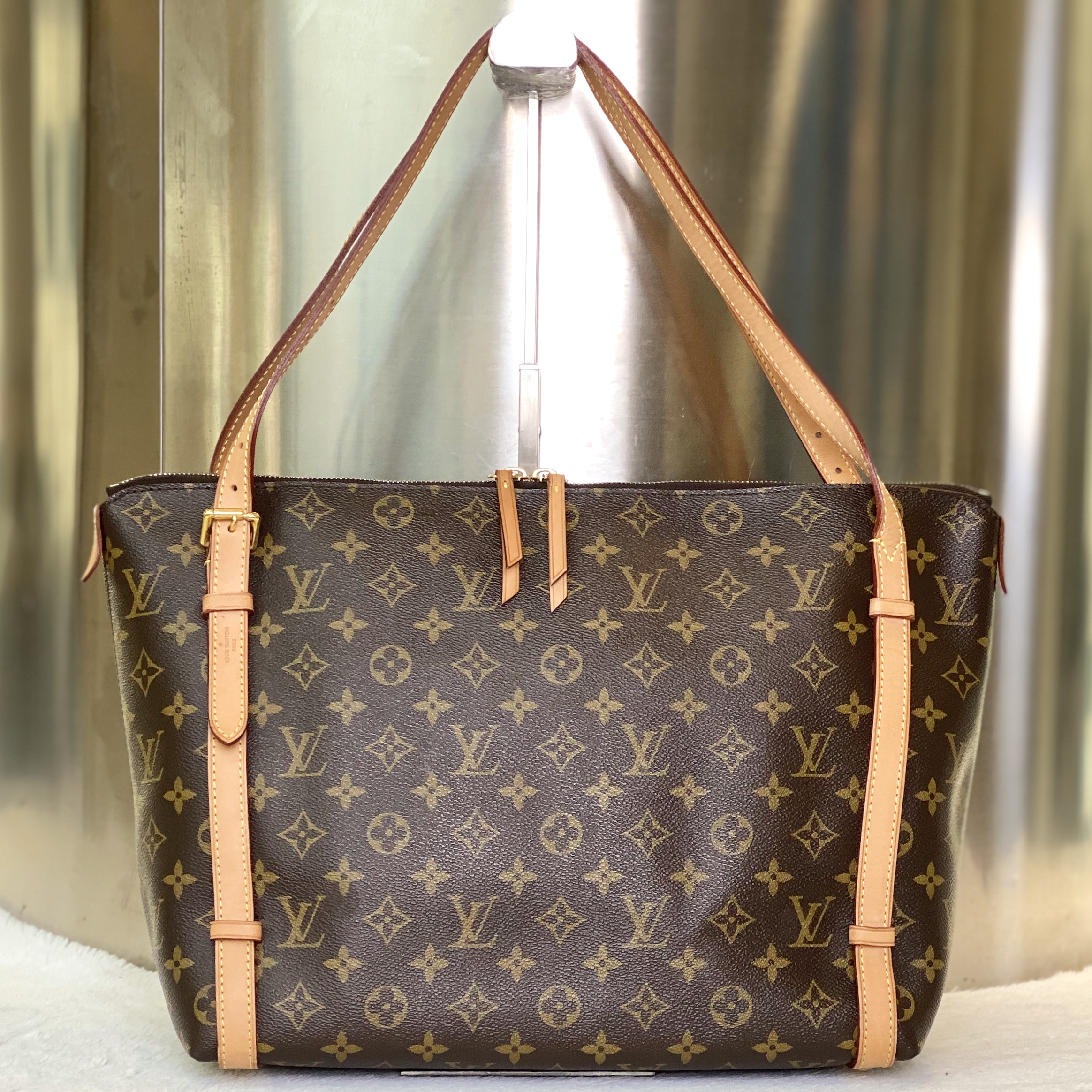 99新 LouisVuitton/路易威登 古有98新LV老花单肩托特包1366