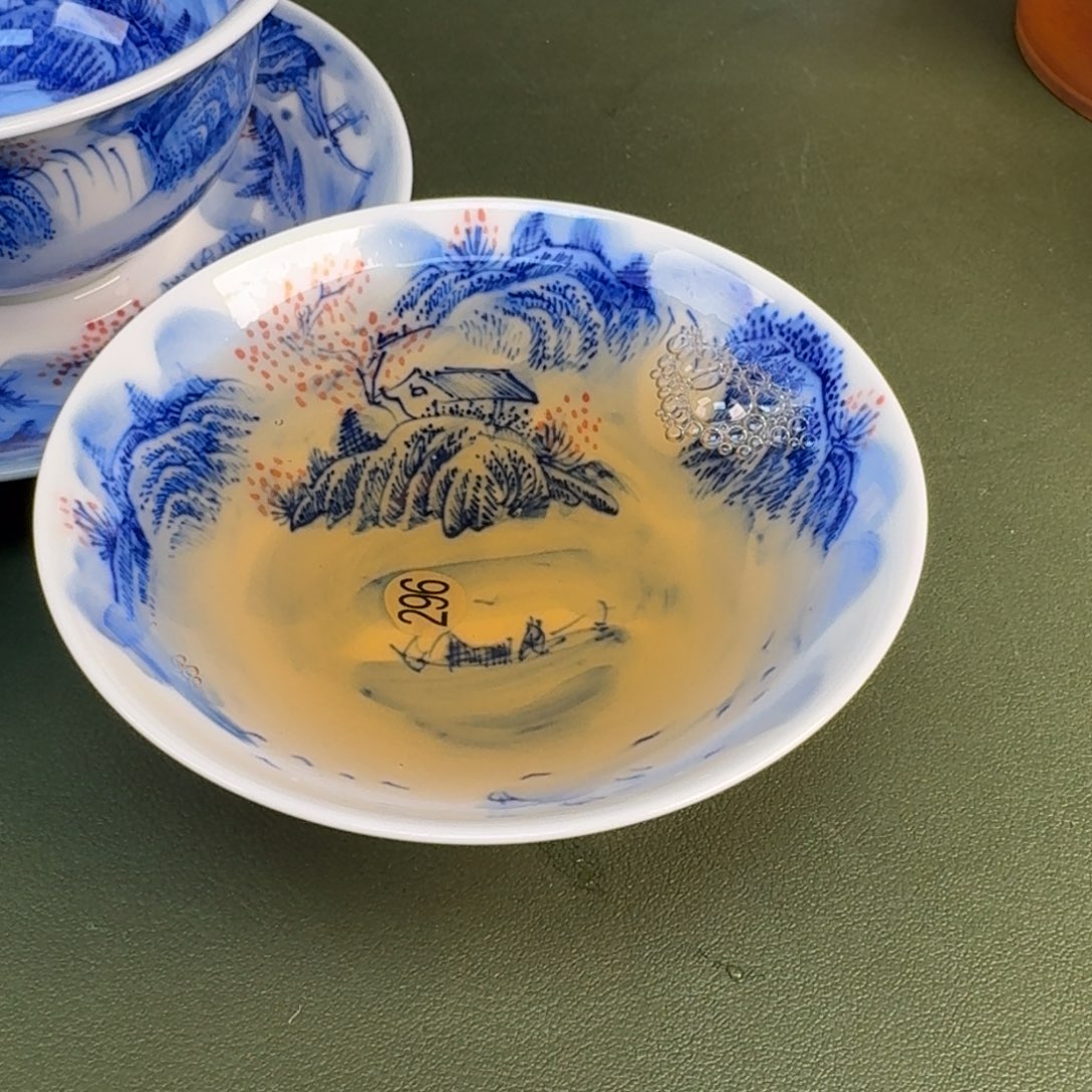 瓷景德镇纯手绘茶具圆圆270