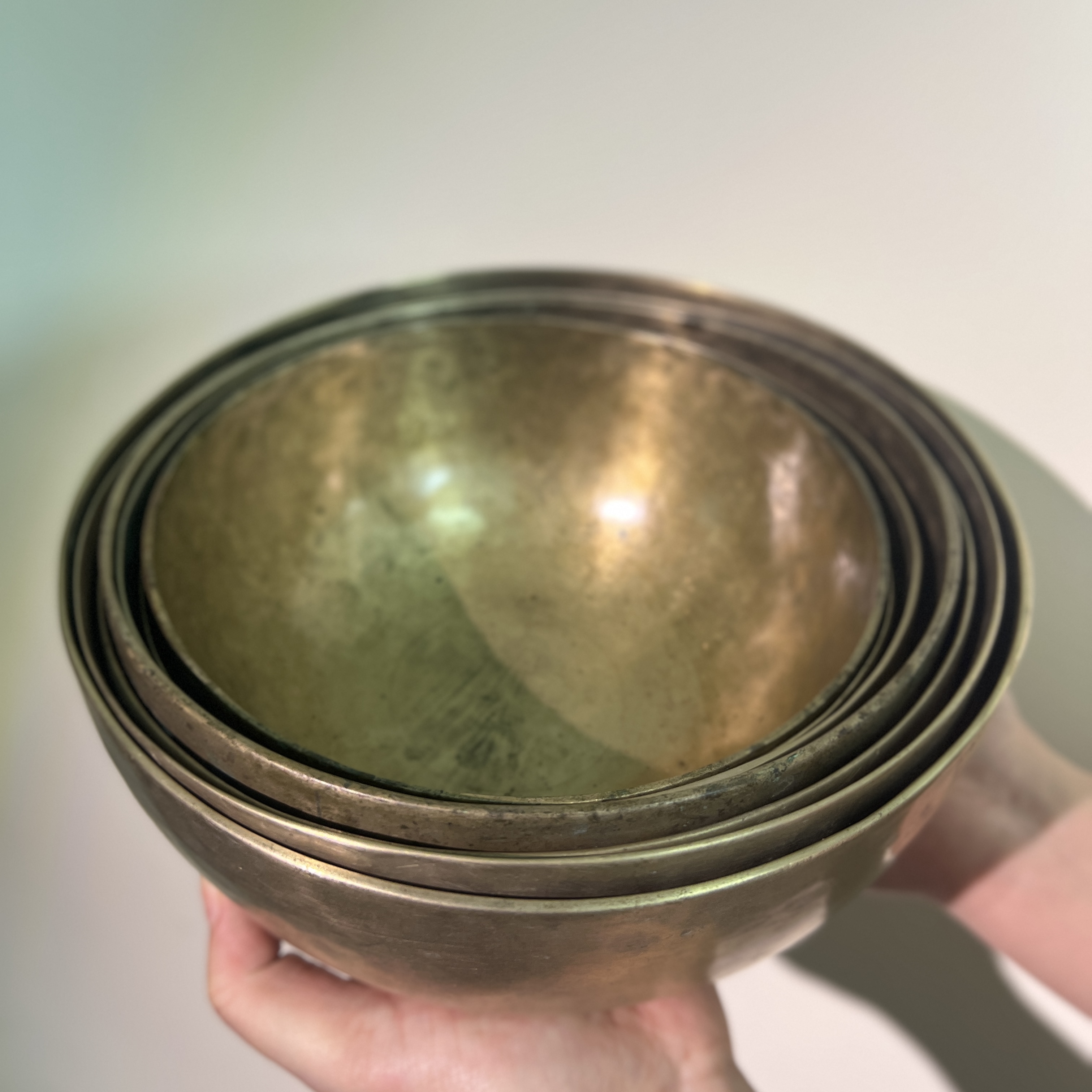 大宋颂钵藏巴蒂老钵纯手工全手工复古茶道老钵钵收藏颂钵音疗疗愈