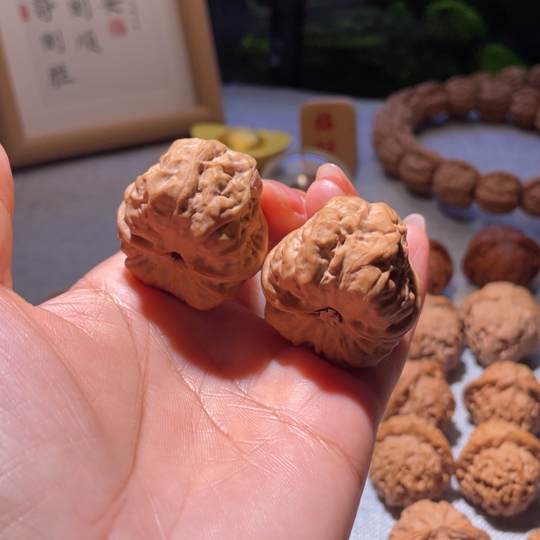 桃核把件34全品蛤蟆头