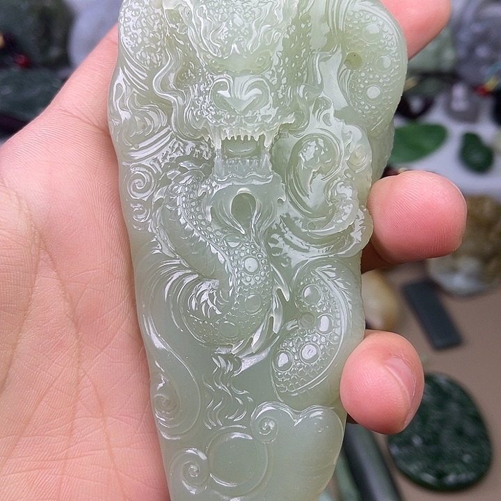 和田玉吊坠(不含链)未镶嵌