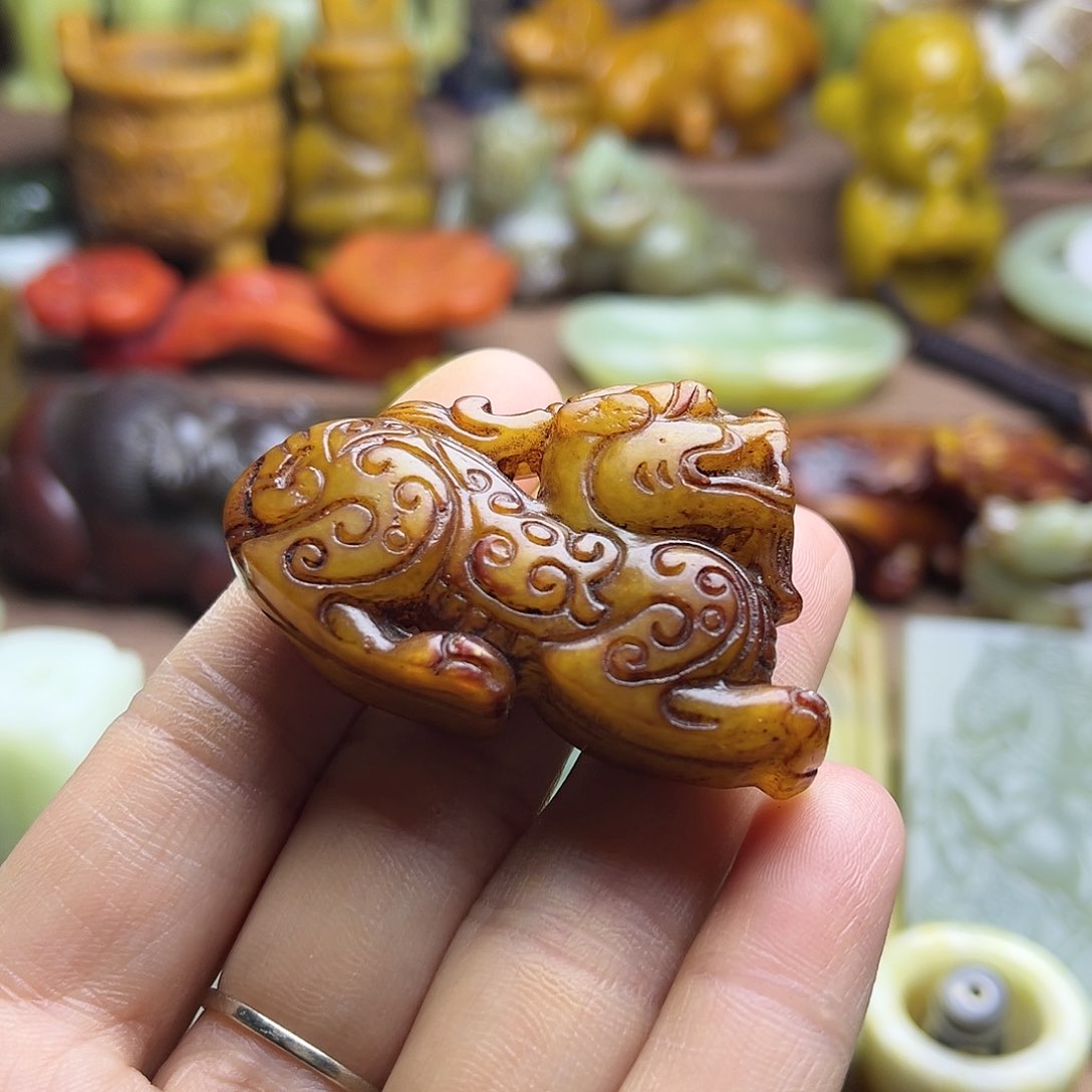 白玉菩提吊坠118。。