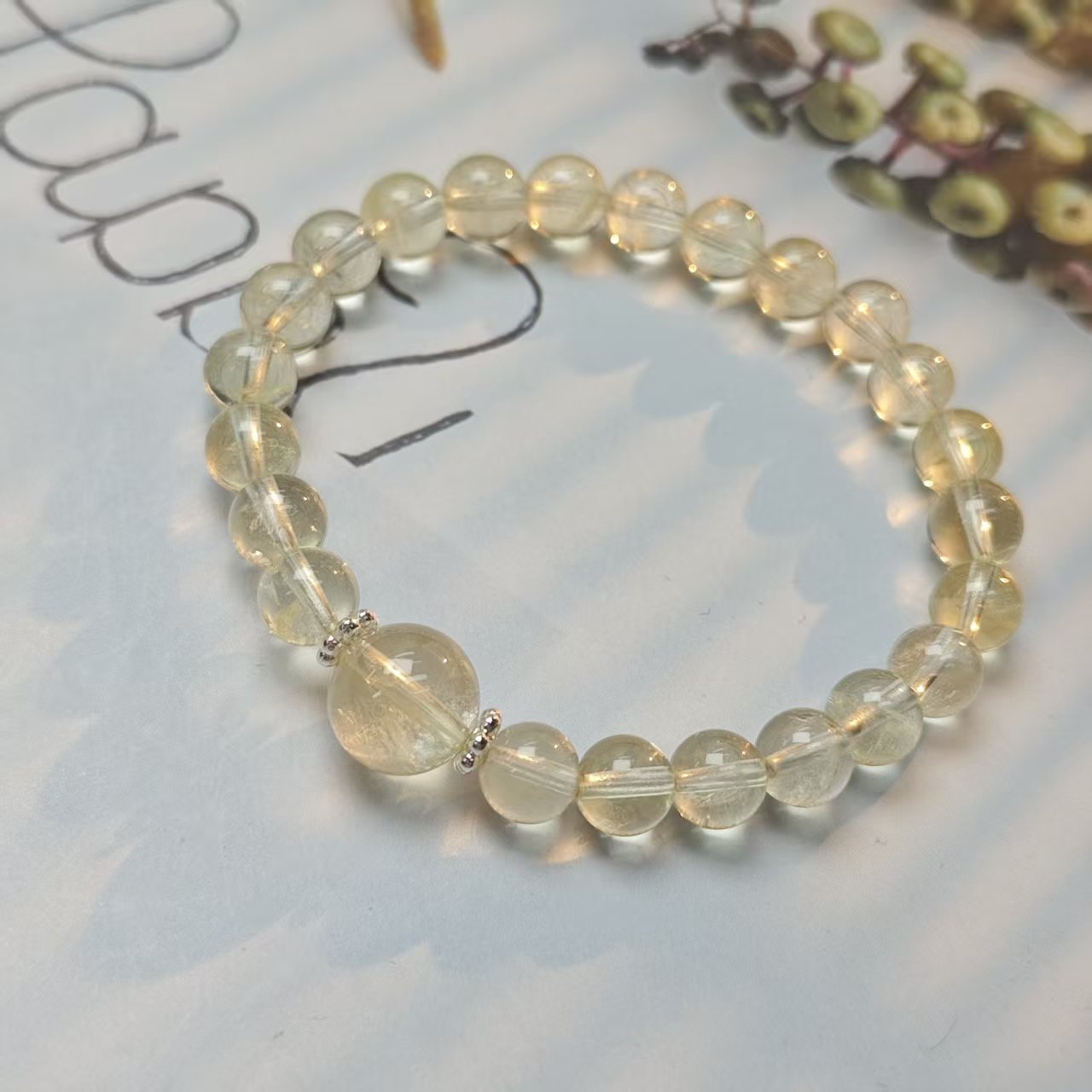 【积攒财富】黄水晶设计手链6/10(多样发其一) YX394