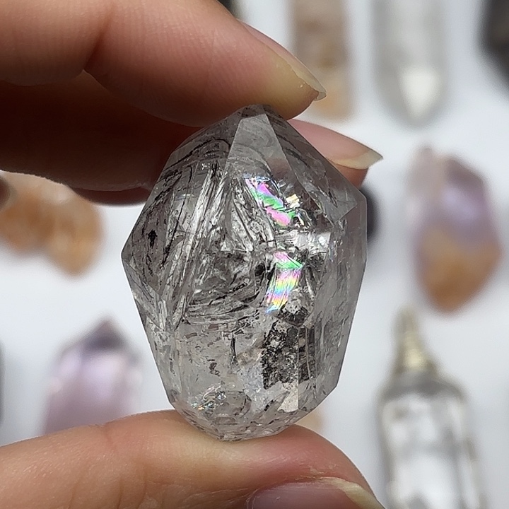 未镶嵌水晶颈饰彩虹闪灵钻37mm