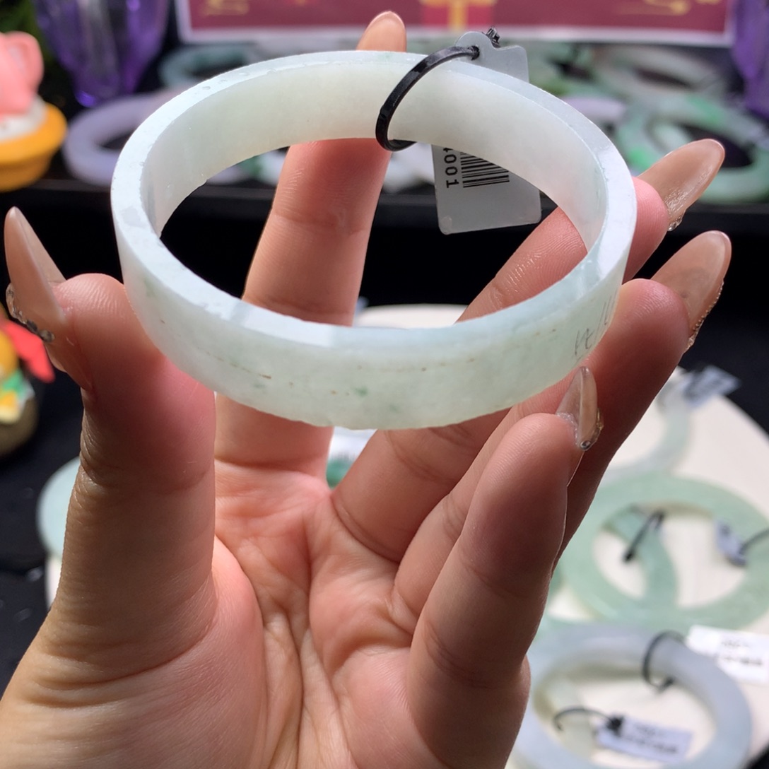 定制翡翠公主镯未镶嵌55/56 