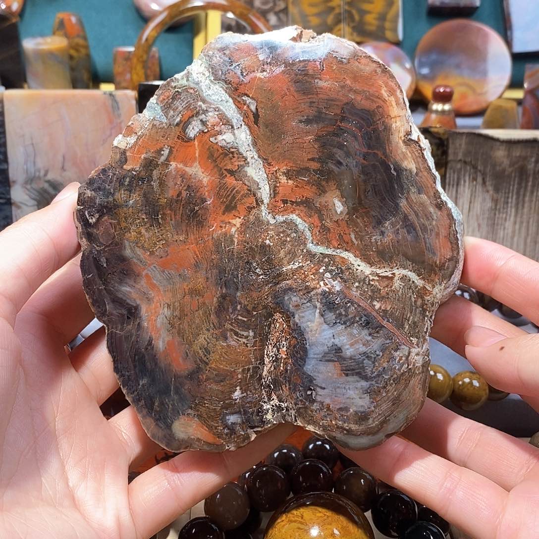 硅化玉天然北票硅化玉原石未镶嵌天然北票硅化玉原石