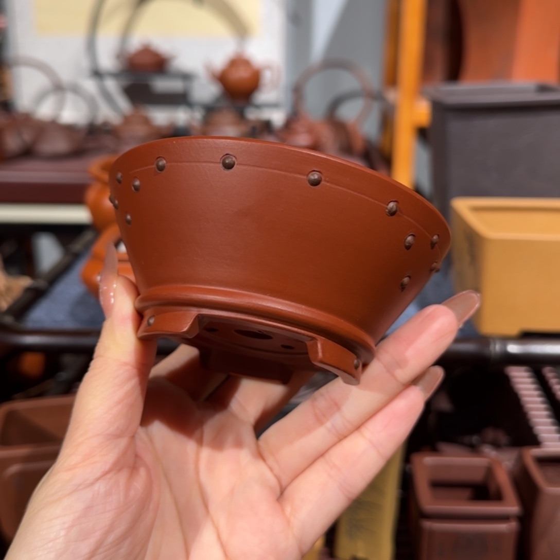 花盆紫砂口径9深度3