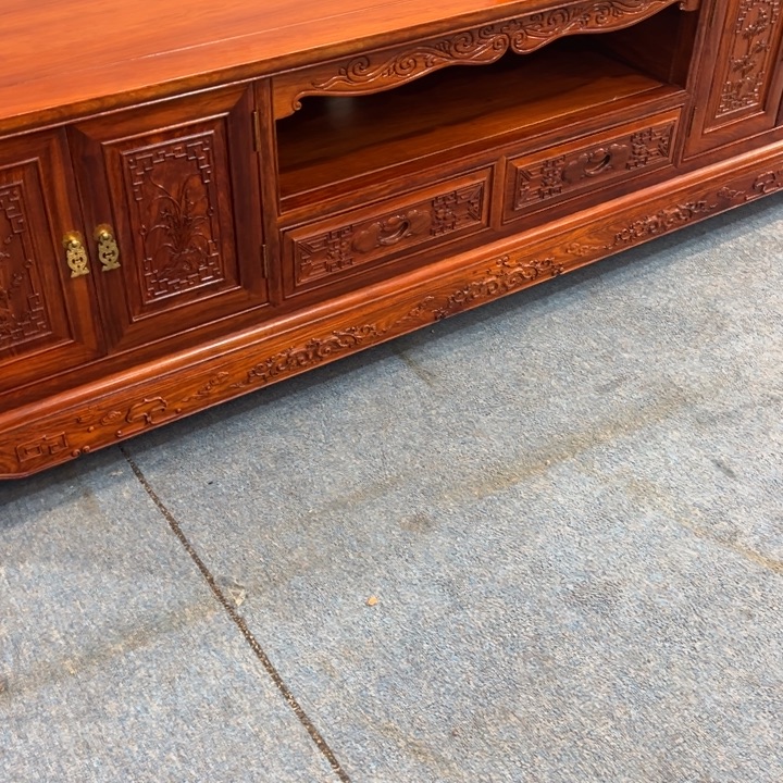 l***权柜类家具花梨木类刺猬紫檀1.8米电视柜