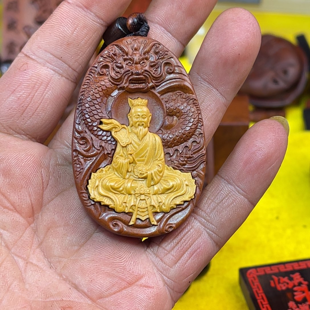 枣木雷击枣木雕刻牌子