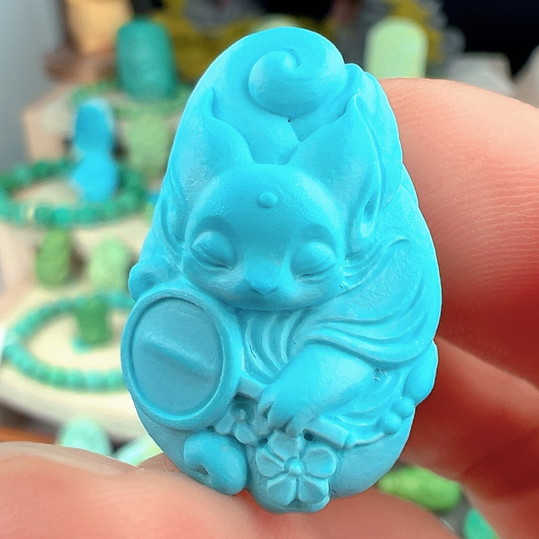 绿松石未镶嵌主播万珍