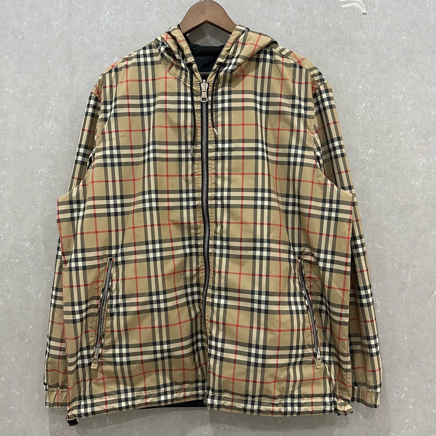 99新 BURBERRY/博柏利 双面穿冲锋衣外套L码/004309